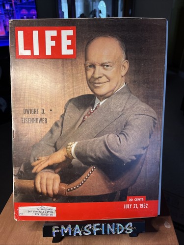 AV 1952 PRÄSIDENT DWIGHT D EISENHOWER 21. Juli LIFE MAGAZIN