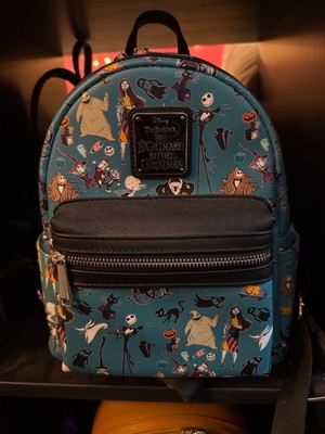 Loungefly NBC Jack Skellington RIP  Mini Backpack Wallet Set NWT Amazon.com: Loungefly Disney Nightmare Before Christmas Jack  main image 2