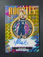 2025-26 Topps Finest Rookie Auto Micah Peavy RC Gold Geometric 28/50 XV44