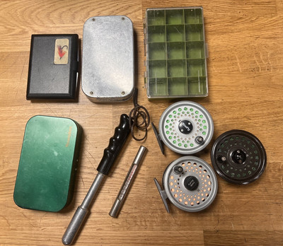 fly fishing reels boxes rimfly snowbee Wheatley & accessories thermometer