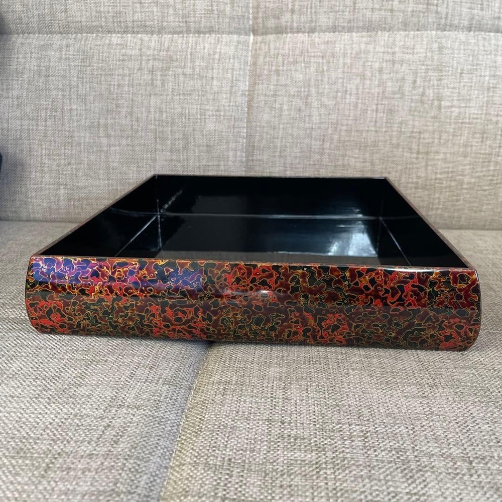 Jubako Bento Box Japanese Tsugaru lacquer accessory case traditional craft