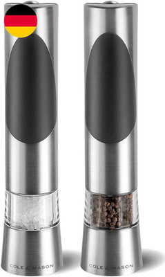 Cole & Mason H90180P Richmond Salz Und Pfeffer Mühle Elektrisch 2Er Set, Keramik