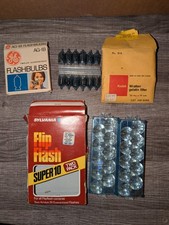 Mixed vintage flashbulbs filters and camera accessories lot  234 