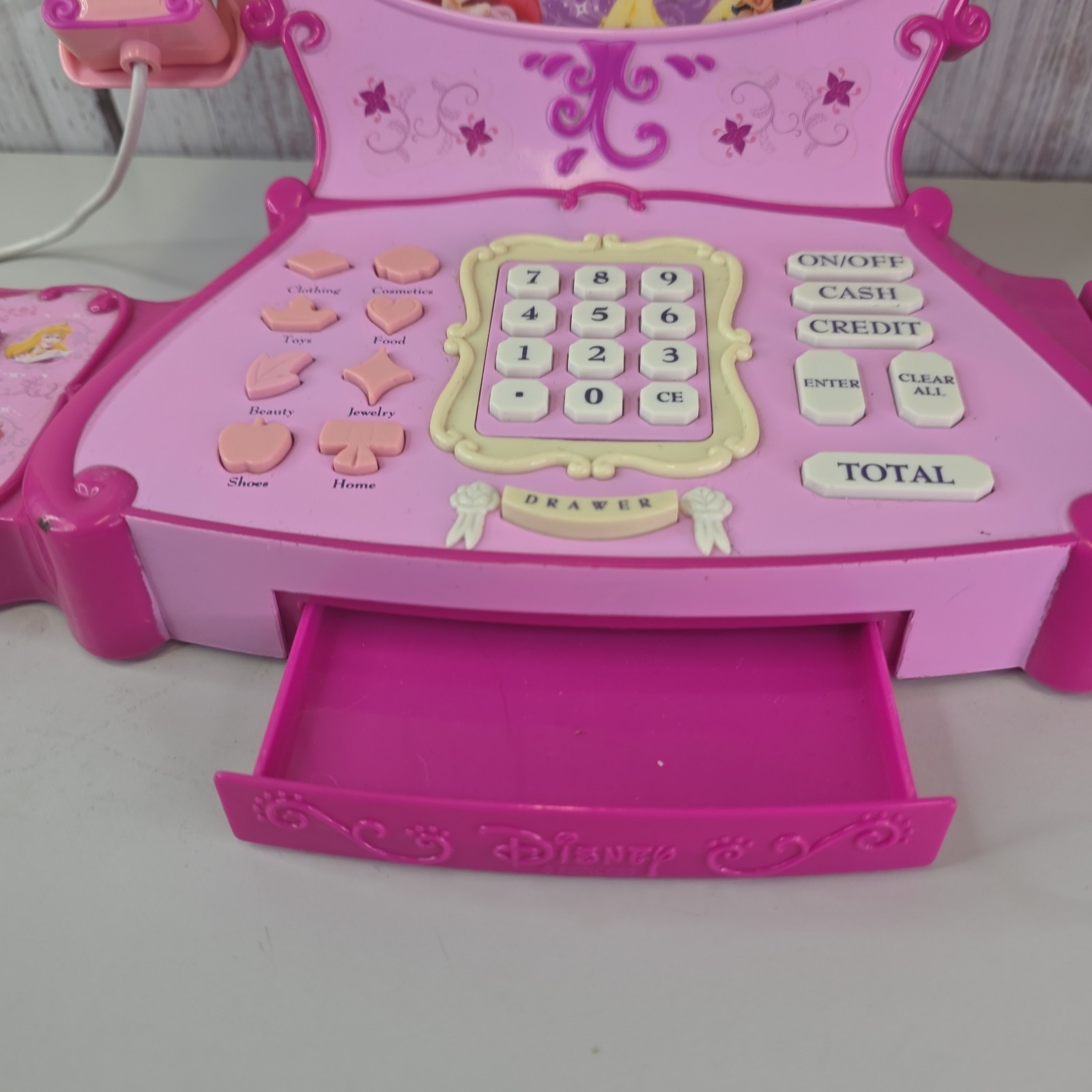 как выглядит Disney Princess Pink Toy Cash Register Pretend Play Not Tested фото