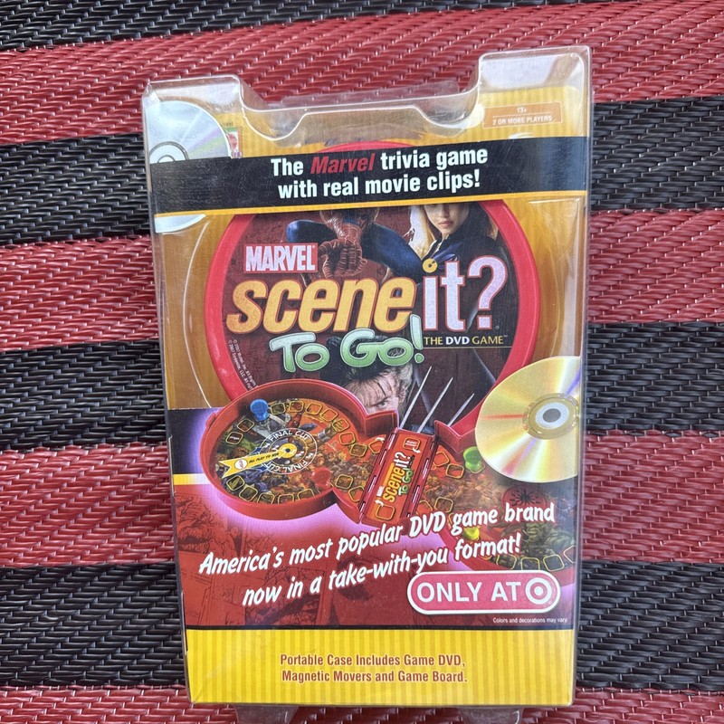 Marvel Scene It? To Go! The DVD Trivia Portable Game NEW Target Exclusive NEW