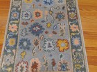 Turkish Oushak Rug,Geometric Multicolored Area Rug,Handmade Bohemian Rug 2.1x3.1 — photo 7