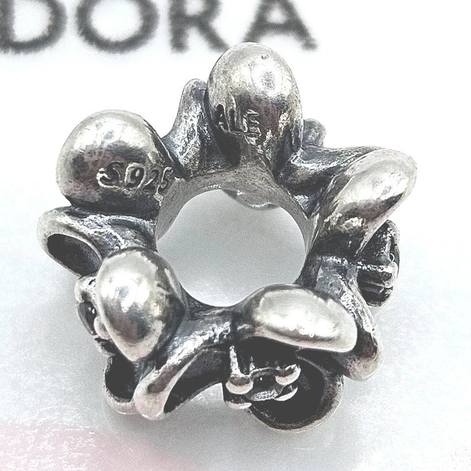 Pandora Charm Zwischenelement "Wandas Garden Zirkonia" 790861 Blüten Silber  - Bild 4 von 4