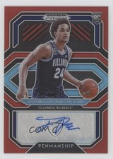 2021 Prizm Draft Picks College Penmanship Red Jeremiah Robinson-Earl Auto 1k5