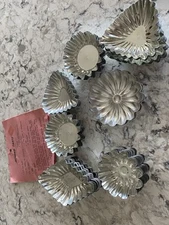 71 Mini Pie Tins Pan Kitchen Tart Mold Metal Lined Mold Tin Baking Jello