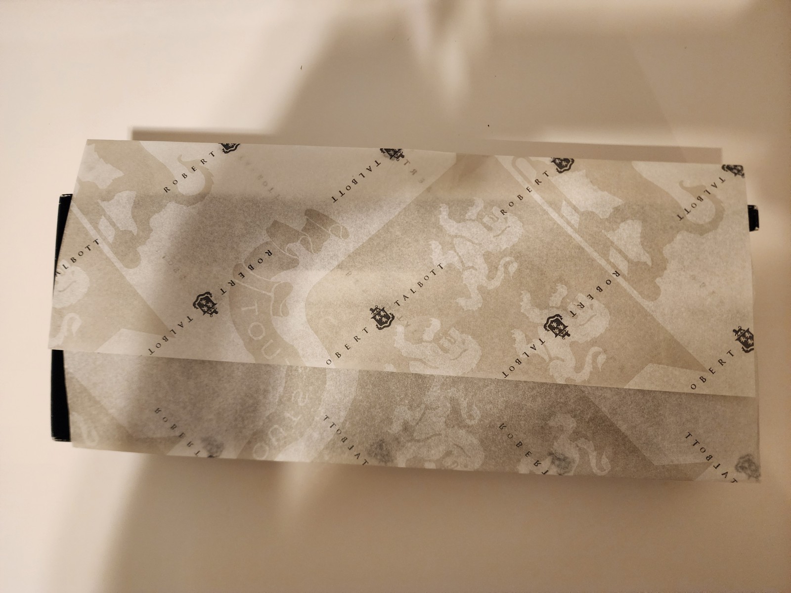 MINT Robert Talbott Protocol Formal Black Silk Bo… - image 14