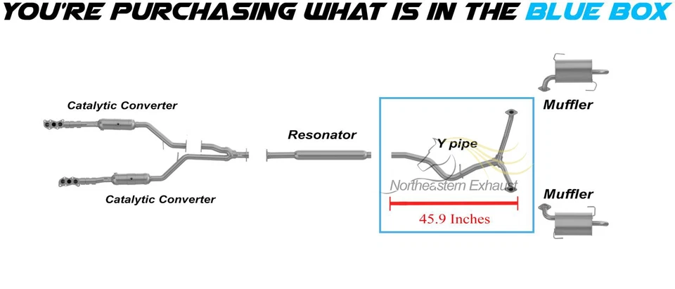 Stainless Steel Exhaust Y Pipe fits: 2010-2015 Subaru Outback 3.6L - Image 3 of 4