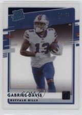 2020 Panini Chronicles Clearly Donruss Rated Rookie Blue /99 Gabriel Davis 1b8t