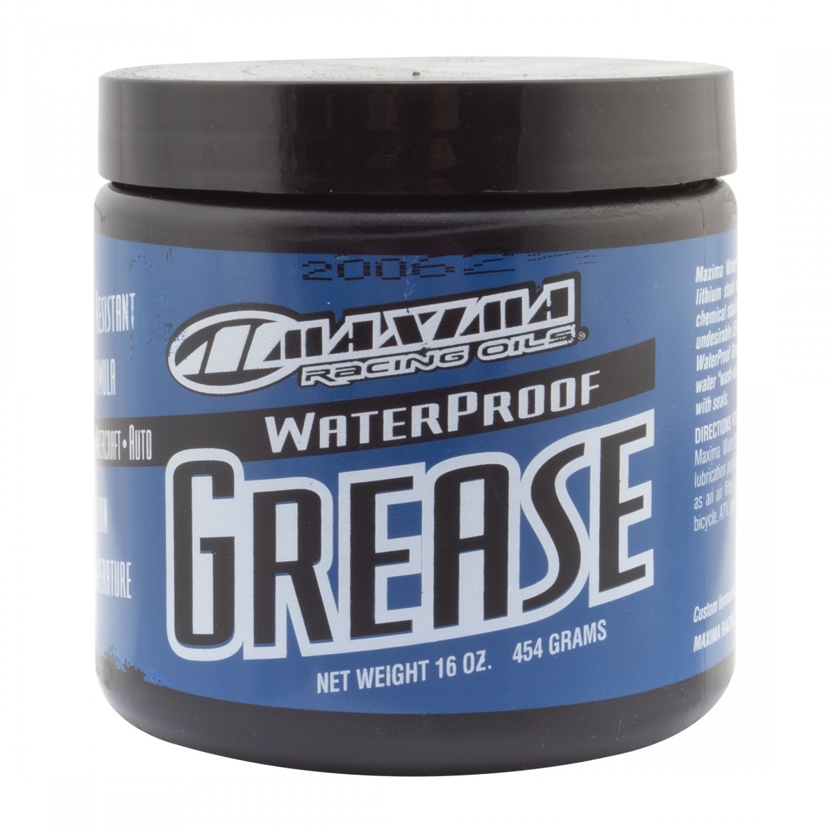 Maxima Racing Oil Waterproof High Temp Grease 16oz Tub - Lithium Complex, EP