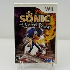Sonic Secret Rings Nintendo Wii Game CIB Tested