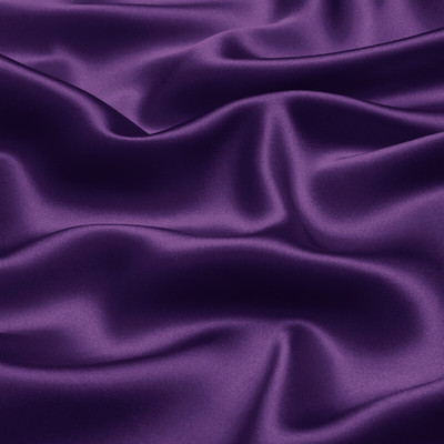 Purple 100% Pure Mulberry Silk Fabric by the Yard 44'' width 19 mm 6A Grade