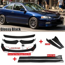 Front Bumper Lip Spoiler 86.6 Side Skirts Rear Lips Splitter For Acura Integra Front Bumper Lip Spoiler 86.6 Side Skirts Rear Lips Splitter For Acura Integra