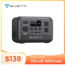 BLUETTI AC2A Portable Power Station 204Wh Battery Solar Generator 300W AC Power