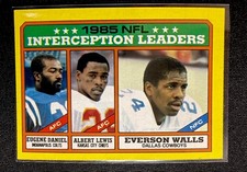 1986 Topps - League Leaders Everson Walls, Albert Lewis, Eugene Daniel #229