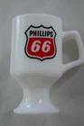 New ListingVintage Milk Glass Coffee Mug Phillips 66 Gas Oil
