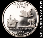 2004-S Florida Quarter- Silver Choice Gem Proof Luster No Reserve #J3142