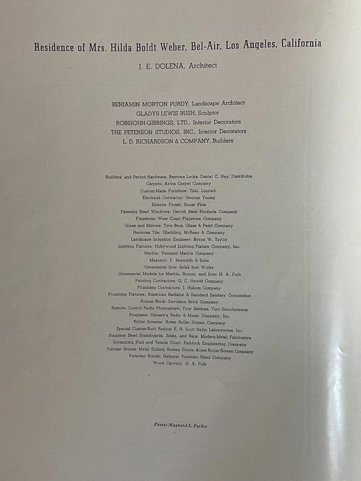 1941 The Architectural Digest Volume X Number 3-Style-Conscious Subscribers - Image 4 of 4