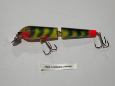 Smity Bait 7" Jointed Diving Musky Pike Crankbait Excellent Condition
