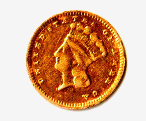 1868 Gold Dollar