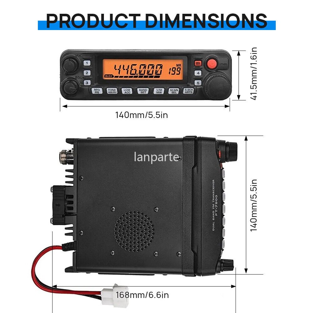 YAESU FT-7900R 50W Dual Band FM Transceiver | Mobile Radio | UHF