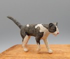 Vintage OOAK Hand Painted Walking Cat LF Artisan Dollhouse Miniature 1:12 — photo 5