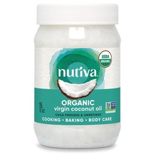 Nutiva Organic, Cold-Pressed, Unrefined, Virgin Coconut Oil from Fresh, non-GMO