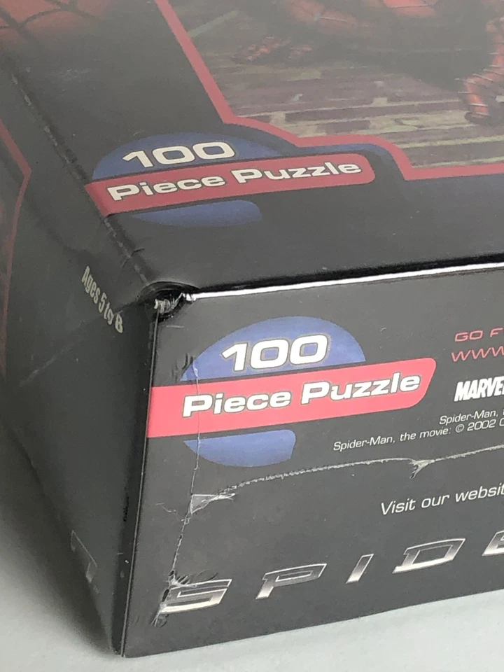 Quebra-cabeça Spider-Man 2002 Tobey Maguire Movie Merch 100 peças *NOVO/SELADO!* - Imagem 2 de 4