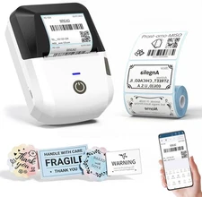 Imprimante thermique portable, machine d'étiquetage Bluetooth avec bande