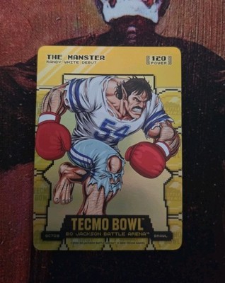  THE MANSTER - Randy White Brawl COIN FLIP - Bo Jackson Battle Arena Tecmo Bowl