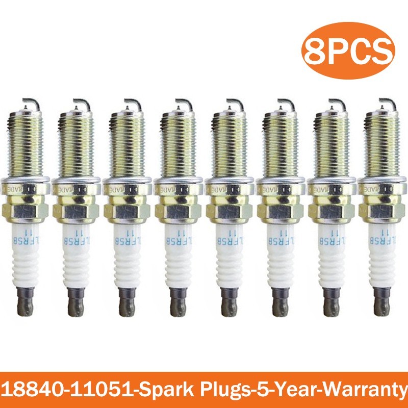 8x New Spark Plugs 18840-11051 For Hyundai 2007 2009 Santa