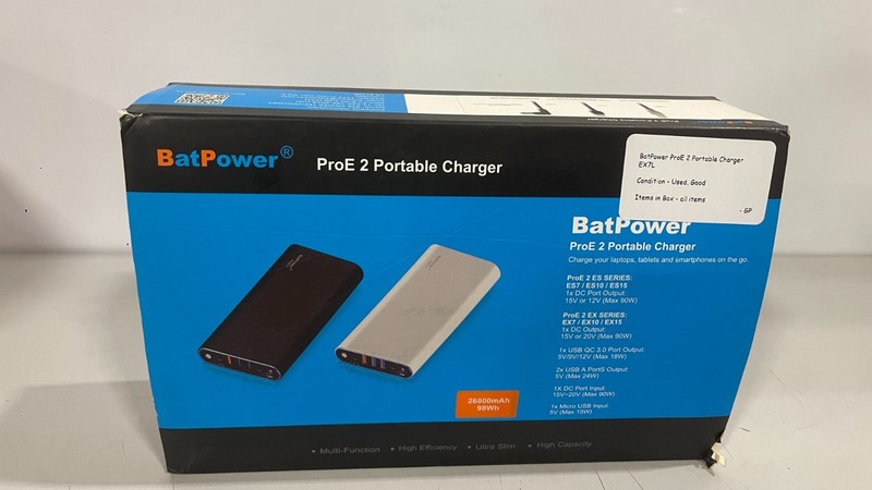 BatPower ProE 2 Portable Charger  EX7L