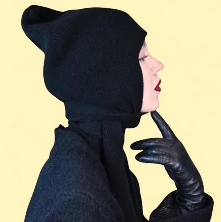 Kie Einzelganger “Incognito” Black Wool Hat. New With Tags! - Image 3 of 4