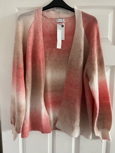 Papaya Ombré Strickjacke Größe Small 8 10 NEU mit Mängeln