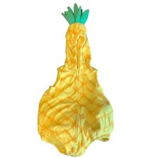 Carters Infant Pineapple Costume 12 Months Soft Plush Hooded Romper Halloween