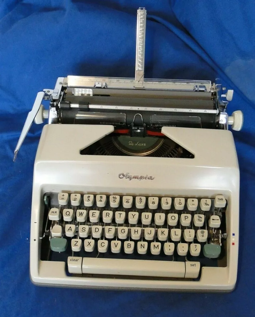 Image of Olympia typewriter on eBay