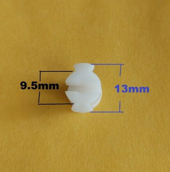 APAR EBIKES CAT EYE bike spoke reflector fastener white / orange 20pcs