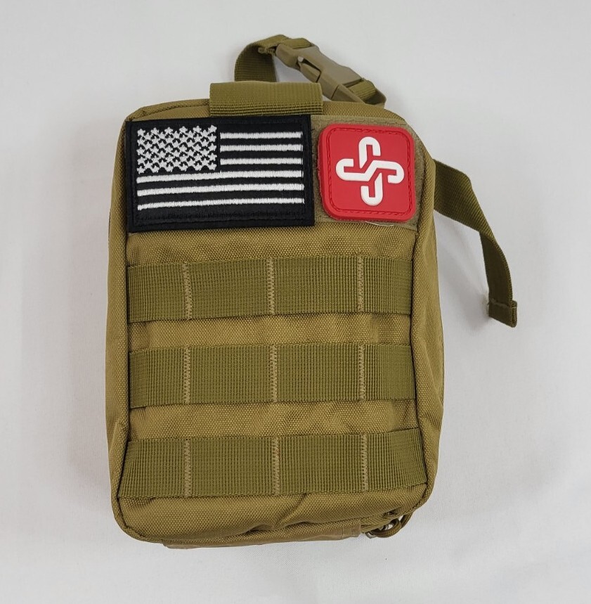 Kit Primo Soccorso Militare - Mini/midi 17 O 19 Pezzi, Colore Oliva O