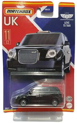 Matchbox UK11 2017 LEVC TX Taxi - schwarz - Brandneu in Verpackung