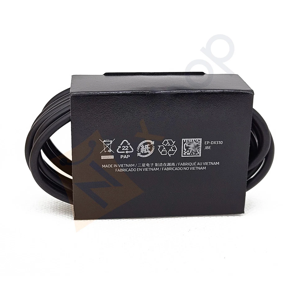 Original Samsung EP-DX310 6ft(1.8m) 3AMP Super Fast USB-C to USB-C Cable - Image 2 of 3