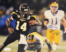 Armanti Edwards Signed Autographed Appalachian State Mountaineers 8x10 Photo JSA