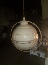 Kuchnia Lampa wahadłowa Lata 40-te 50-te Lampa sufitowa Lampa wisząca Lampa kulista midcentury