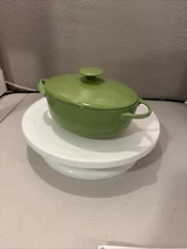 Vintage Lindt Stymeist RSO Brights Small Oval Covered Casserole Dish Japan