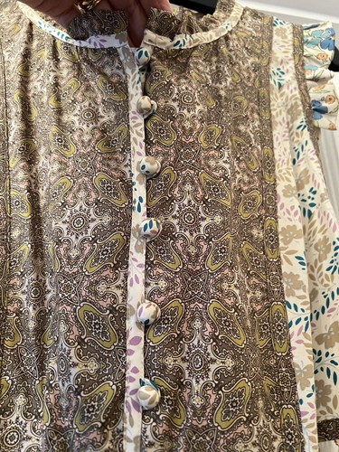 New Marc By Marc Jacobs Silk Floral Patchwork Design Sleeveless Midi Dress,Large - Picture 5 of 12