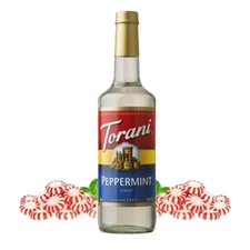 Torani Peppermint Syrup 25.4 Fl Oz Perfect for Lattes Desserts and Drinks