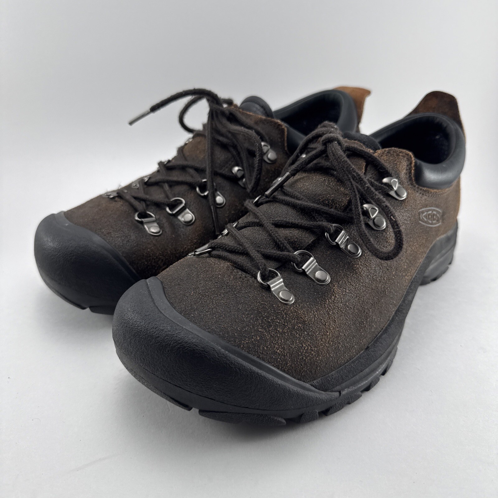 Scarpe da trekking basse KEEN XT 0405 in pelle marrone da uomo taglia 10 5 outdoor trail