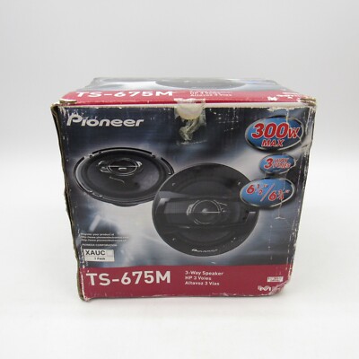 Pioneer Pair TS-675M 300W Way Full Range Car Stereo Speakers OPEN  BOX